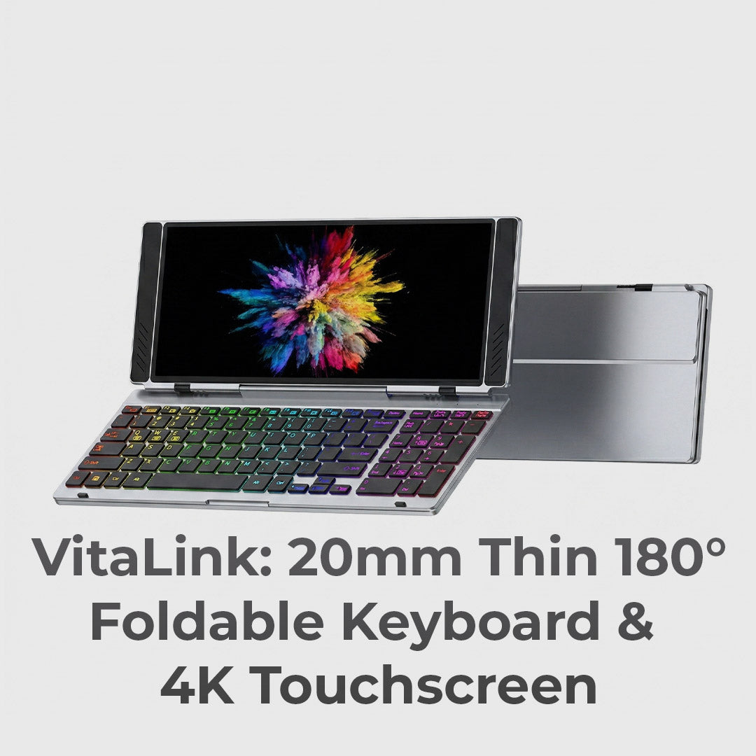 20mm Foldable Keyboard With 4K Touch