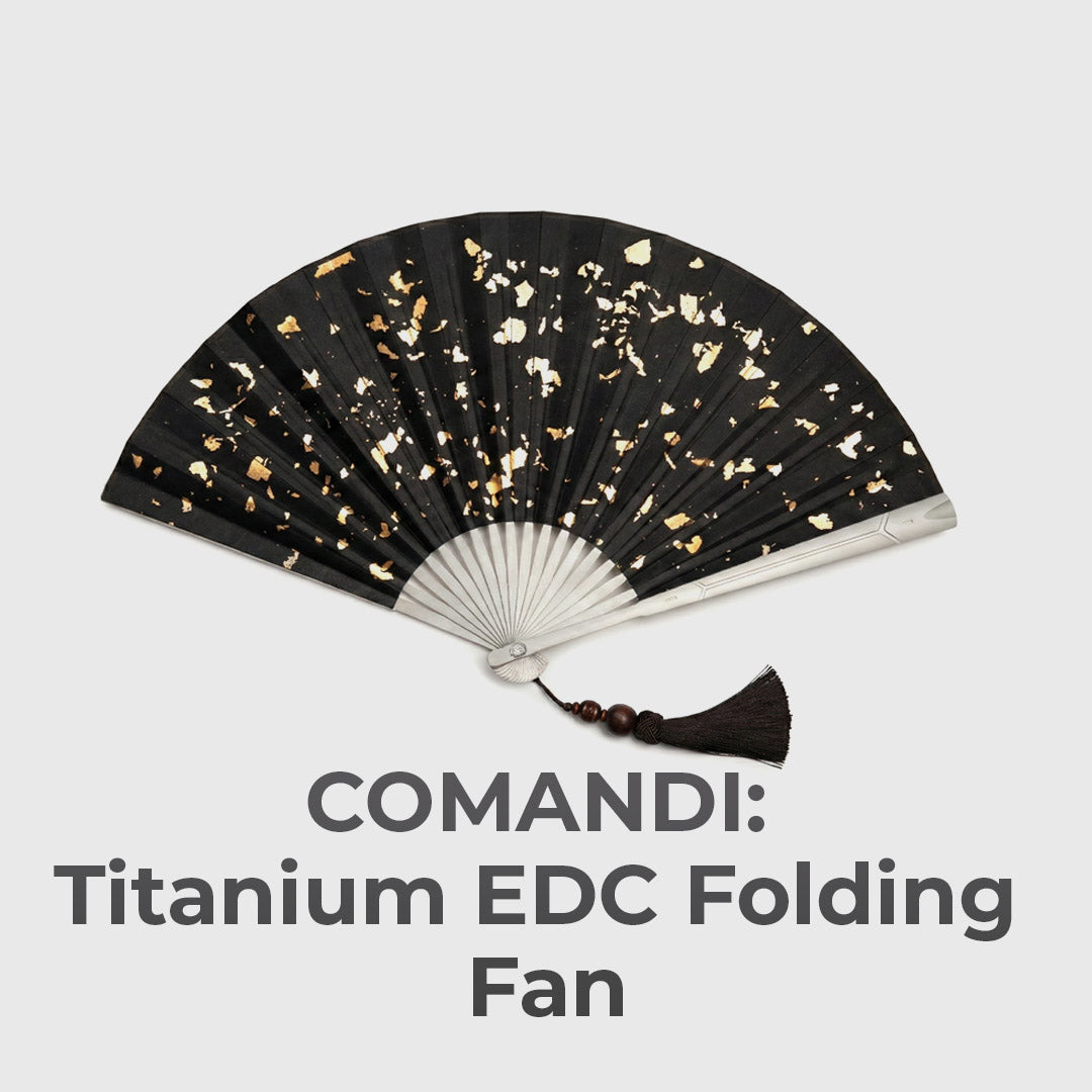 Grade 5 Titanium Folding Fan