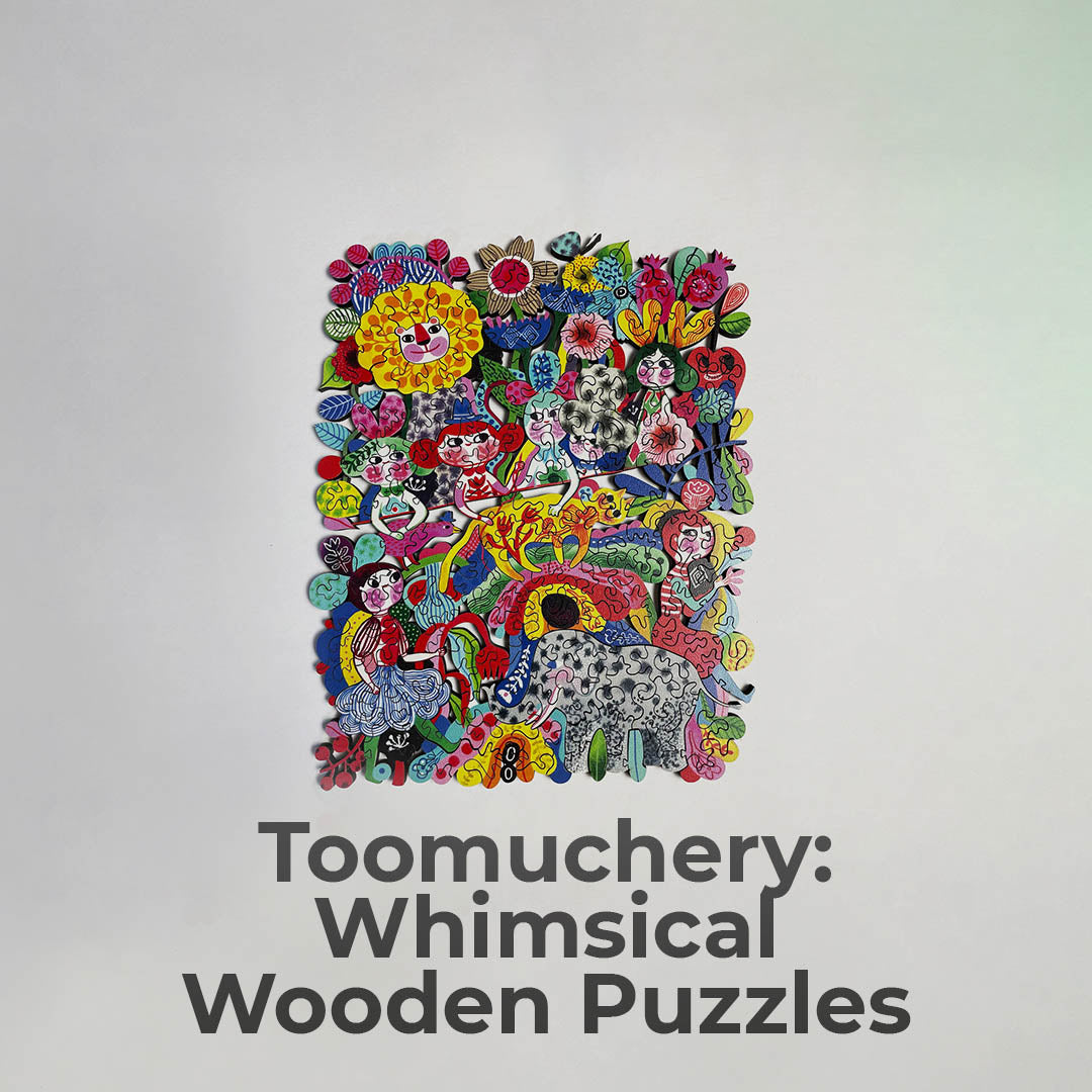 Colorful Wooden Puzzles By A Professional Illustrator!