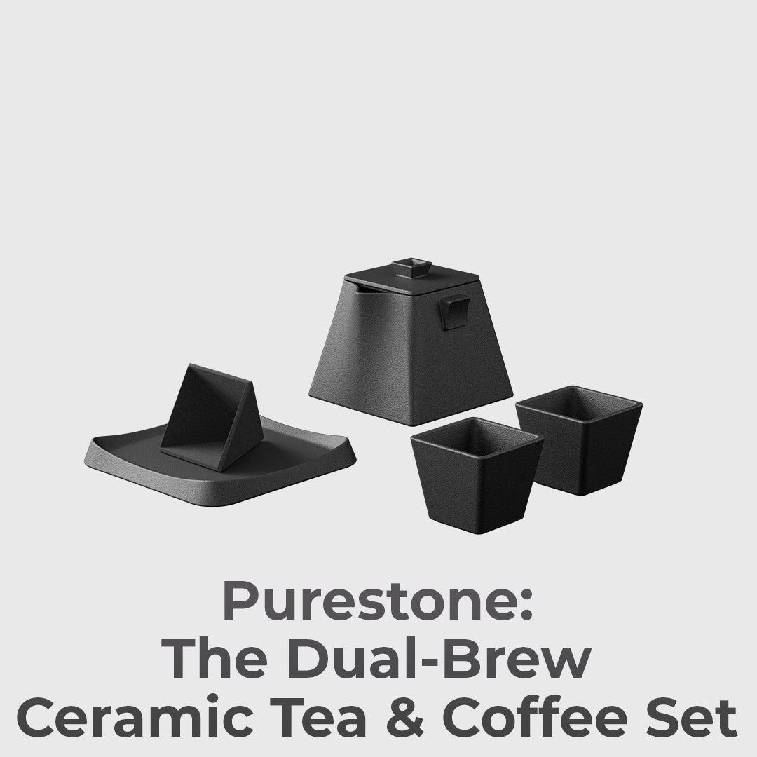 Dual-Brew Ceramic Set For Tea And Coffee Lovers