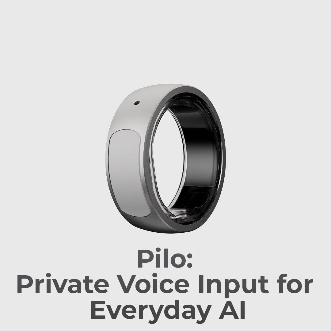 Private Voice Input Worn On Your Finger