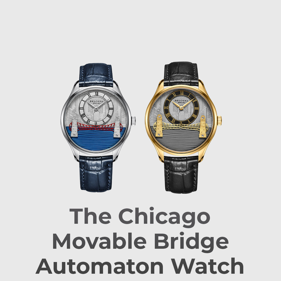 Hourly Bridge Automaton, 42mm Steel
