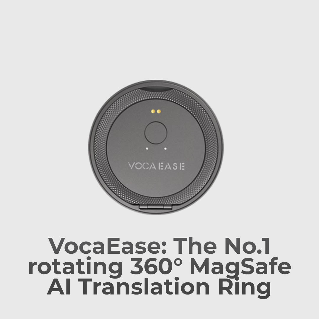 Revolutionary Magnetic AI Translator Ring