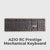 The Elegant Retro Keyboard Made Of Aluminum, Wood, & Leather