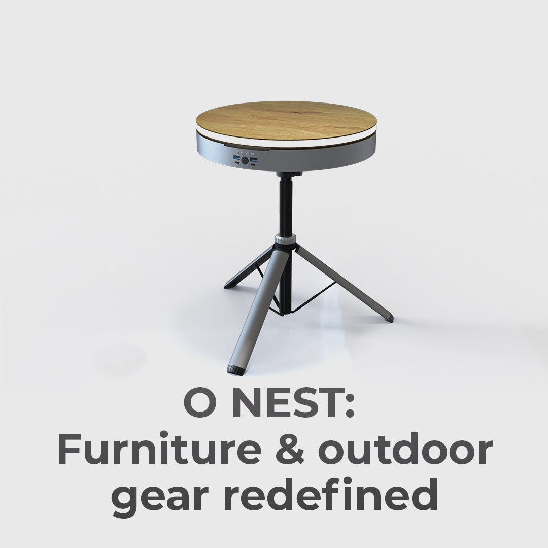 Modular Outdoor Table With Power