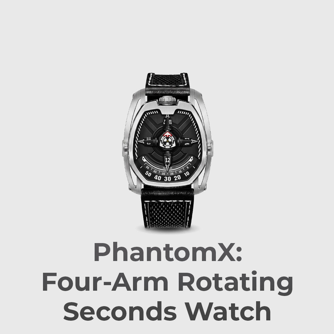 Four-Arm Satellite Wandering Hour Watch