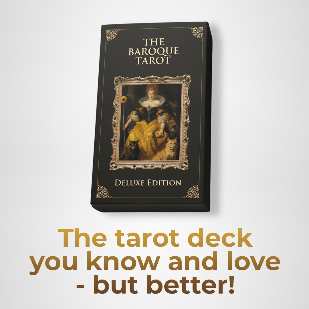 Elegant Baroque Tarot Deck With Gold Details