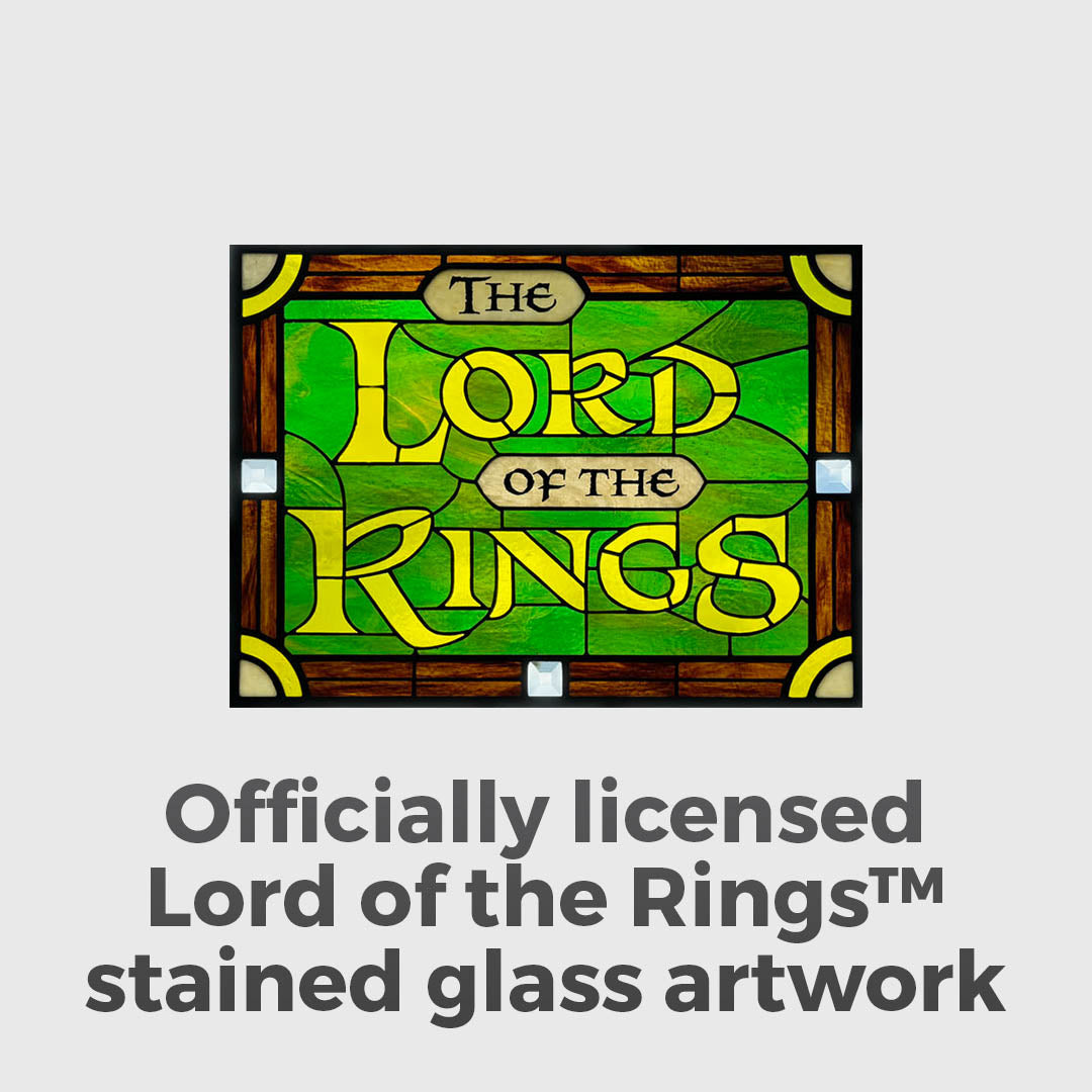 Officially Licensed The Lord of the Rings Stained Glass Artwork