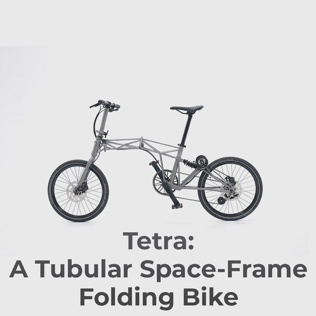 Patented 4-Fold Space-Frame Bike