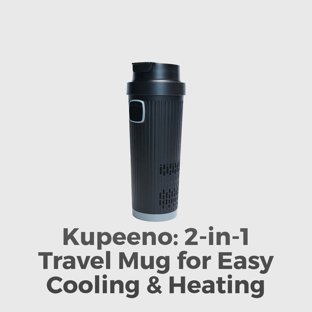 The Smart Travel Mug With Instant Heating &amp; Cooling