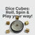 Solid Metal Dice Cubes Perfect For Tabletop Games