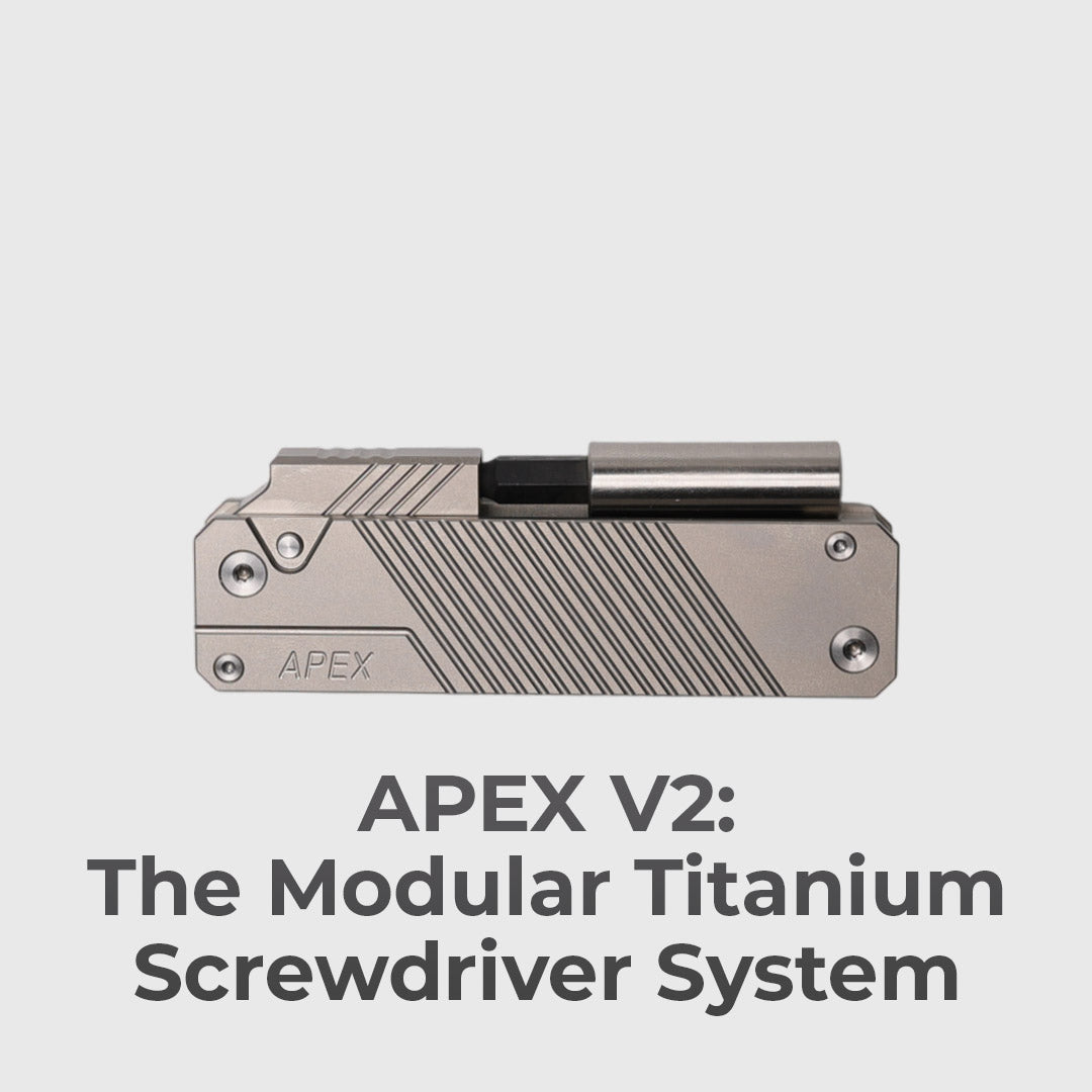 Modular Titanium Everyday Screwdriver