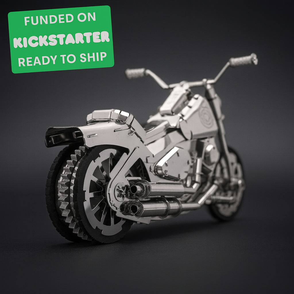 Metal Time Models - Roadway Fantasy Harley Motorcycle