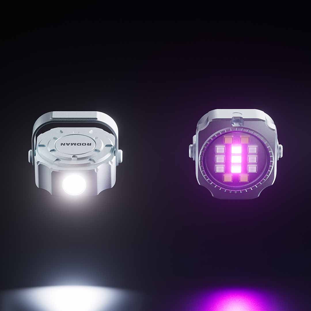 The Titanium Coin Size Light With 5 Colors