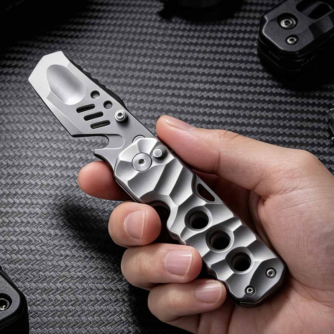 Titanium Folding EDC Tool With A Satisfying Ting