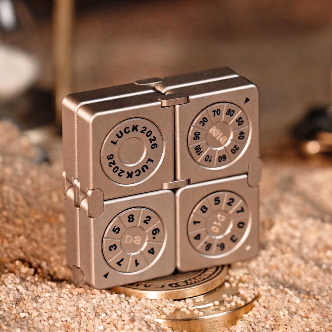 Titanium 7-in-1 Infinity Dice Cube
