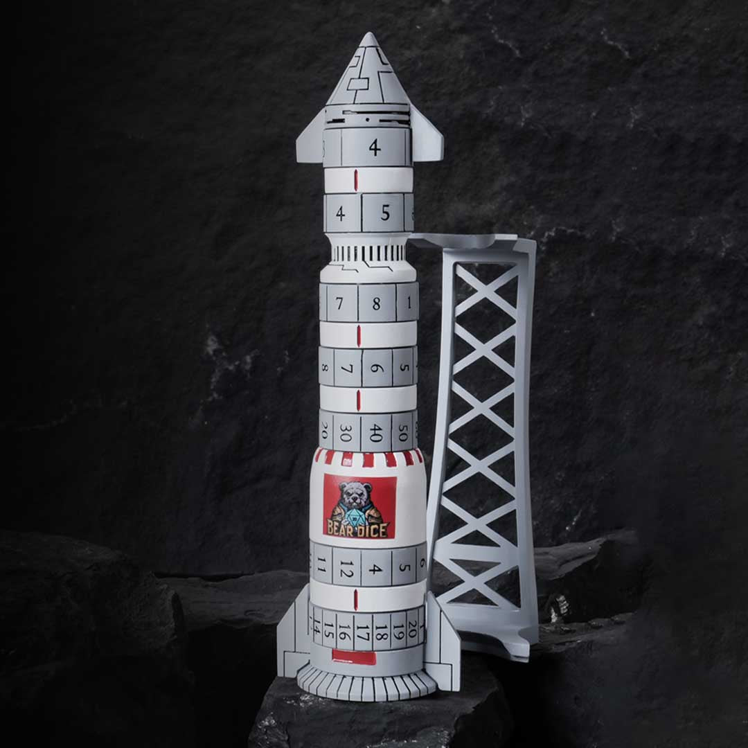 7-in-1 Metal Rocket Dice