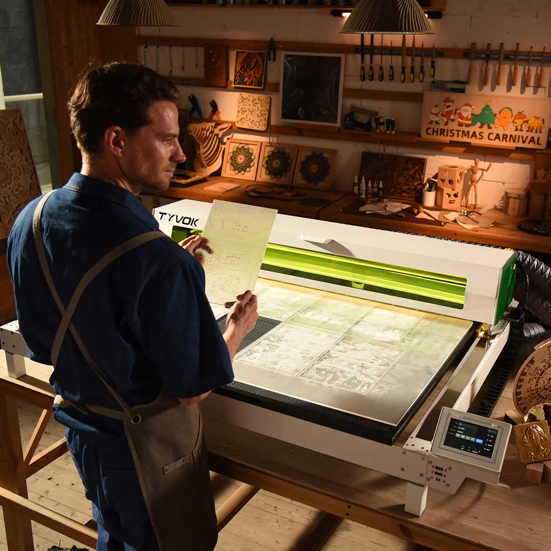 Craft Faster With 100W CO2 Powered Laser Engraver