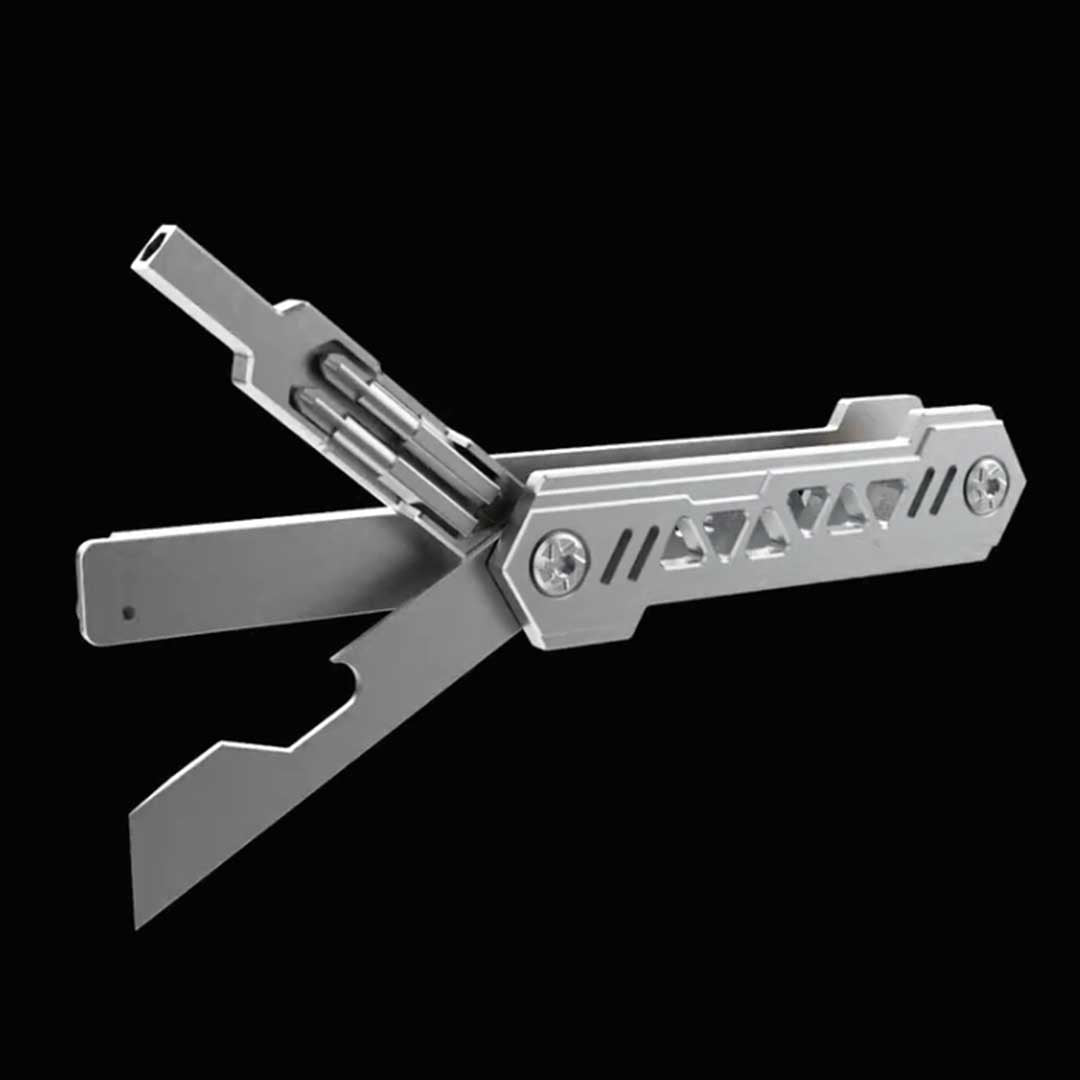 Precision-Crafted Titanium Multitool - sleek, Strong, and Modular