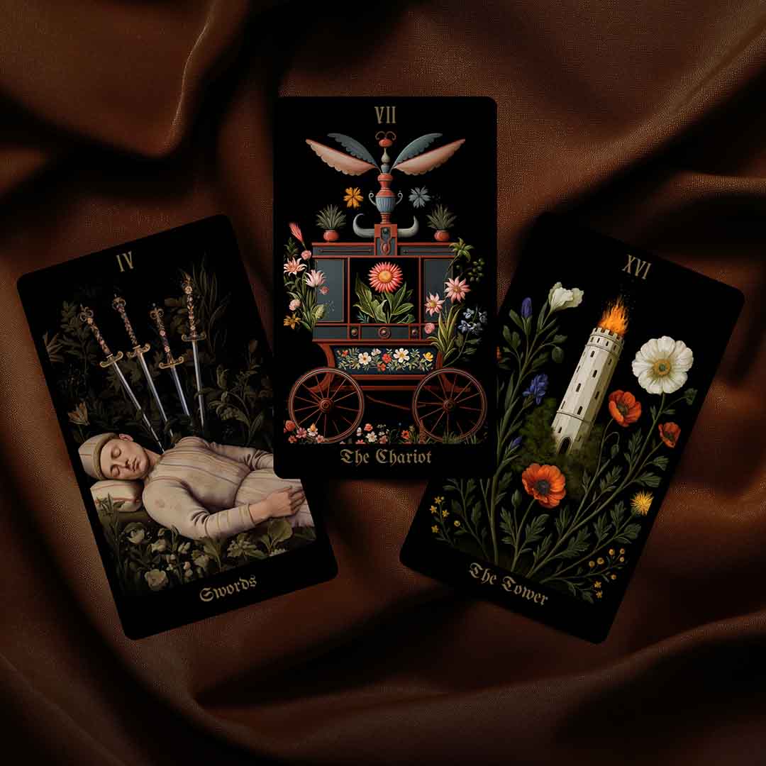 Tarot Reimagined with Dreamy Renaissance Elegance