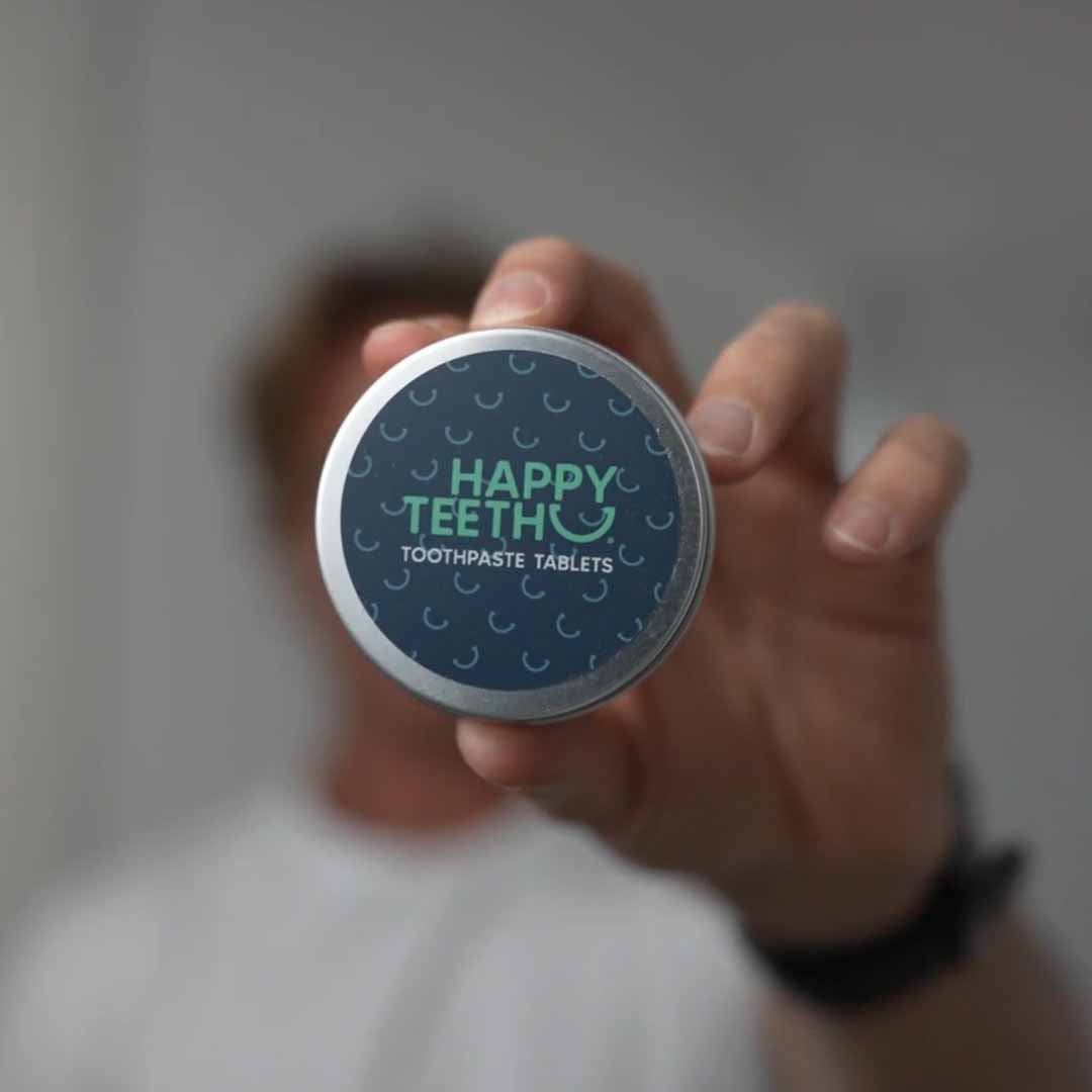 Waterless Mint And Charcoal Toothpaste Tablets
