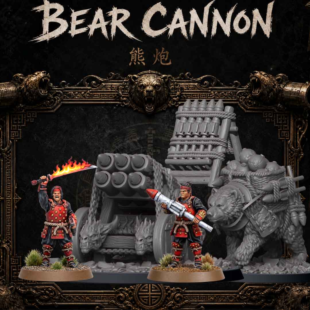 Modular Samurai STL Miniatures