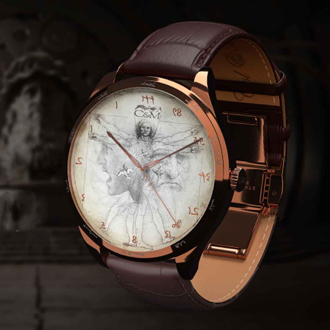 Honor Da Vinci's Legacy With The Reverse-Turning Timepiece