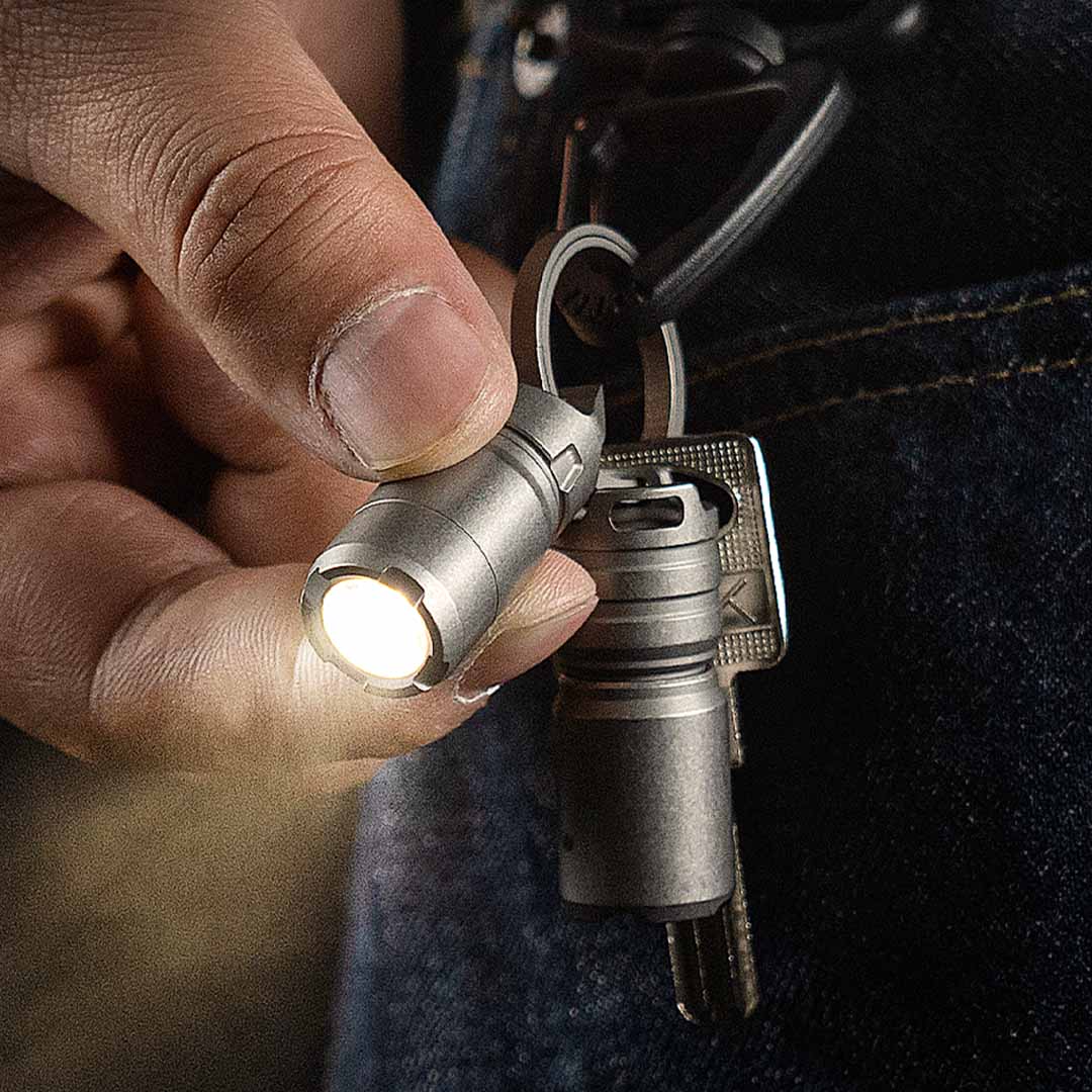 Keychain Flashlight With Spare Power