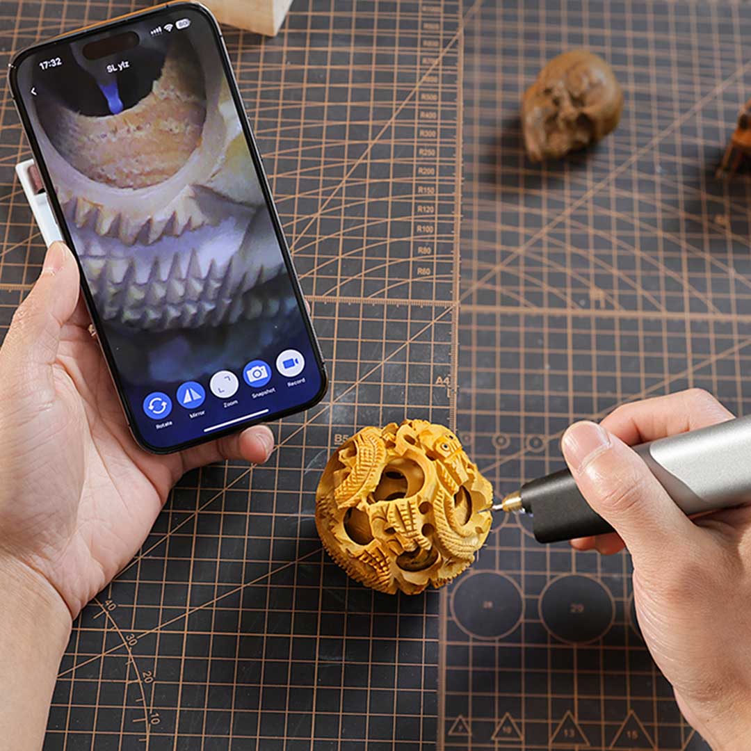 Engrave With Precision, Wirelessly. See Every Detail In Real-Time