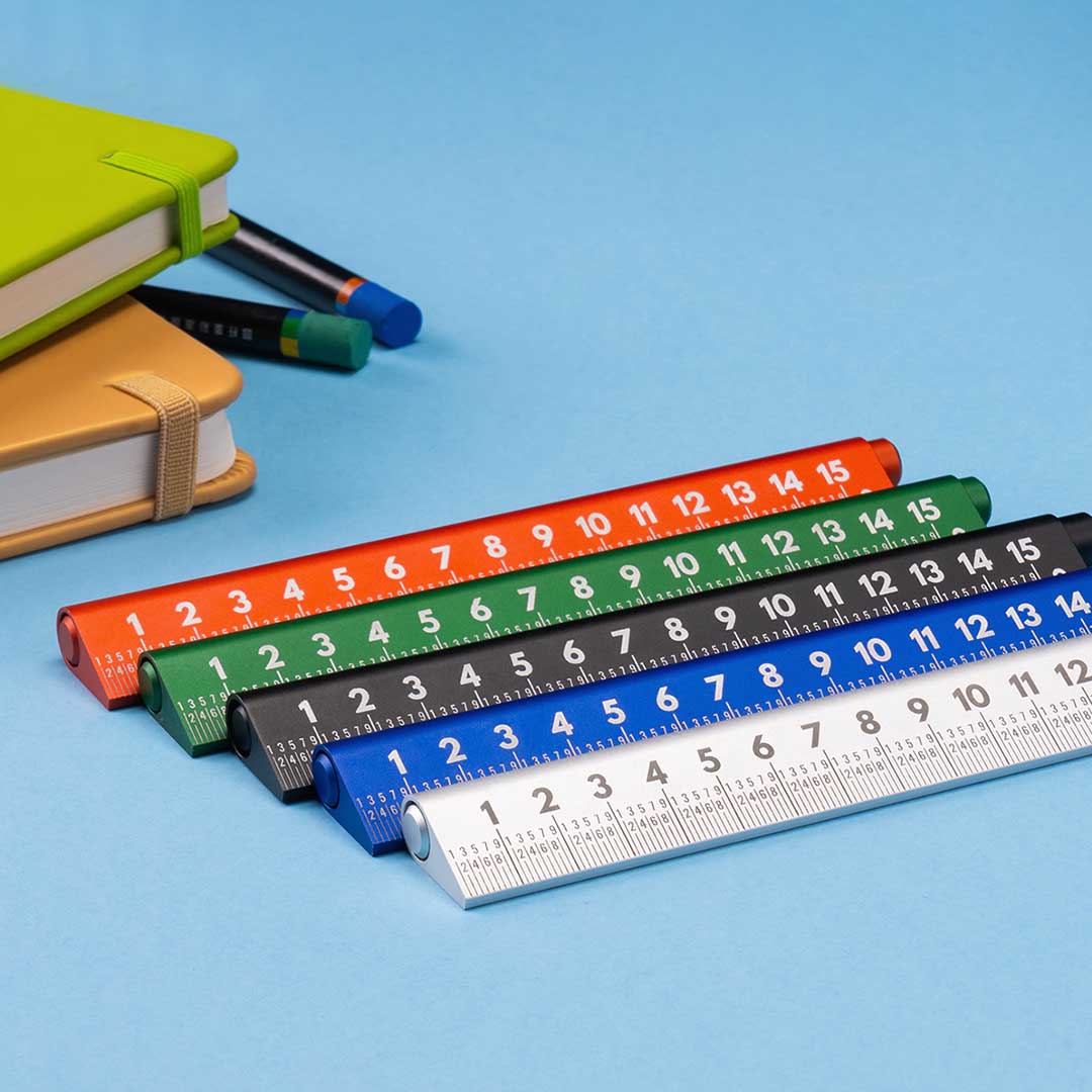 Revolutionize Measuring with a Sleek, Durable, All-In-One Ruler & Pen