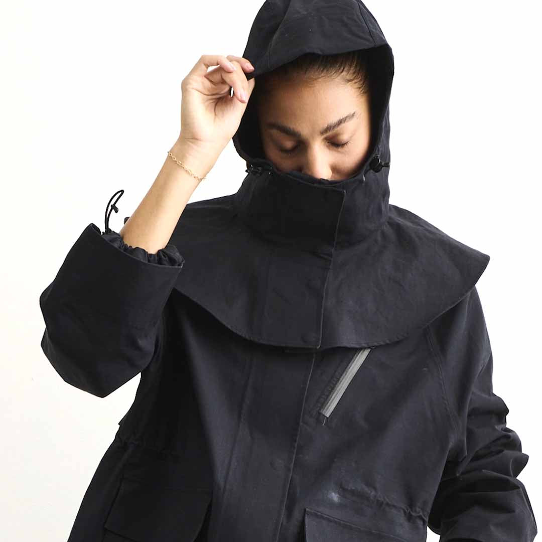 Plastic-free Organic Cotton Raincoat