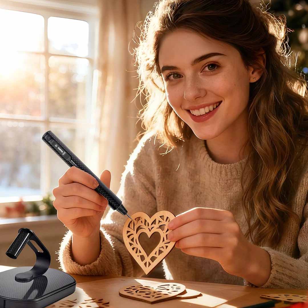 Carbon Fiber Rotary Pen For Carving & More