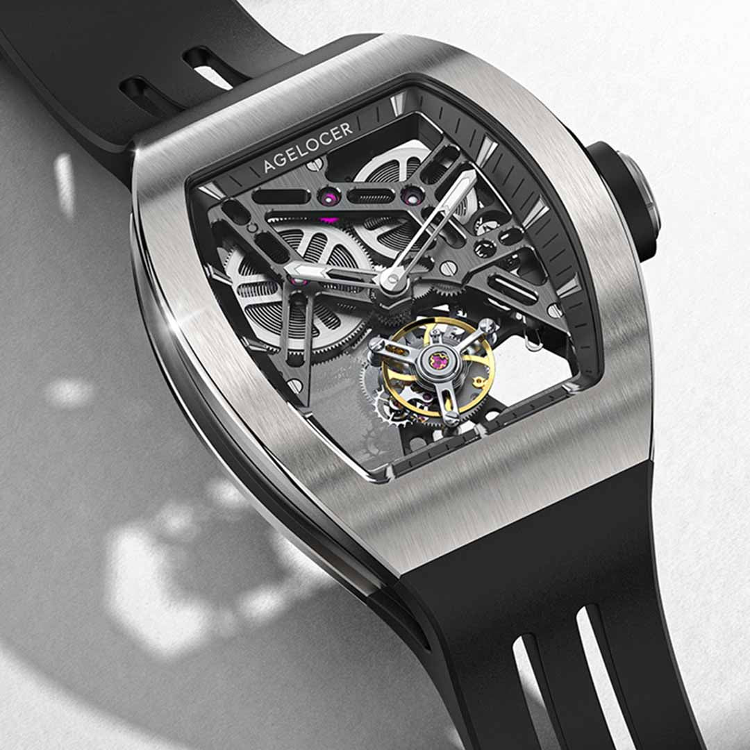 Aerospace Titanium Mechanical Tourbillon Watch