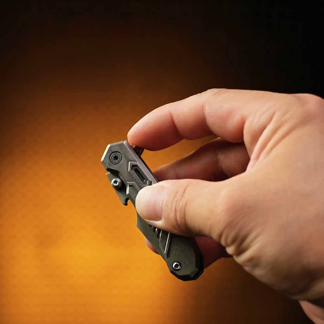 M390 Titanium Pocket EDC With Opener