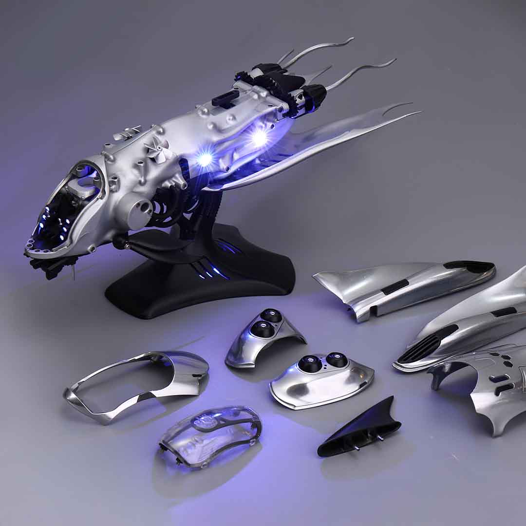 Magnetic Mechanical Sculpture With Motion
