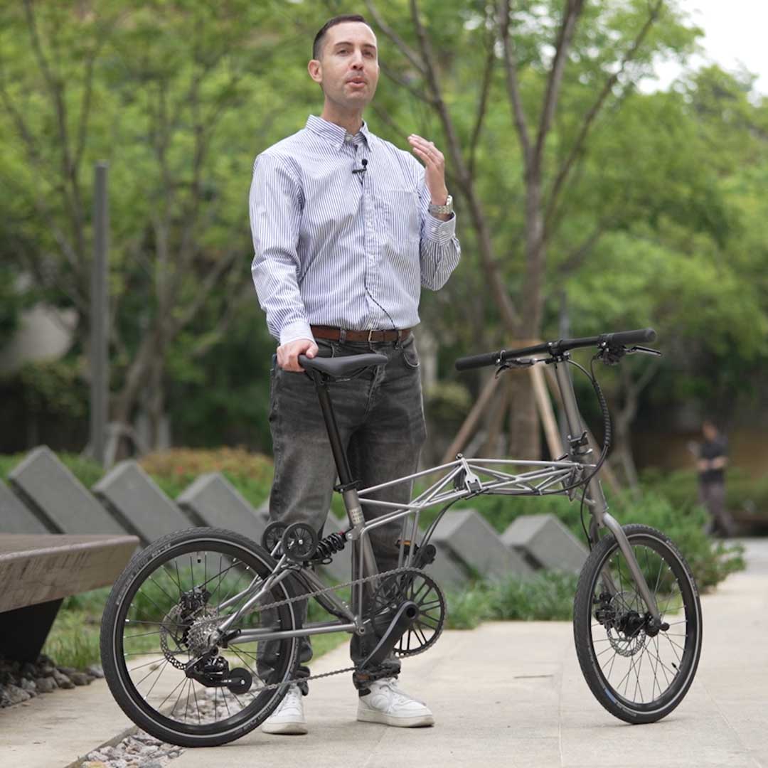 Patented 4-Fold Space-Frame Bike