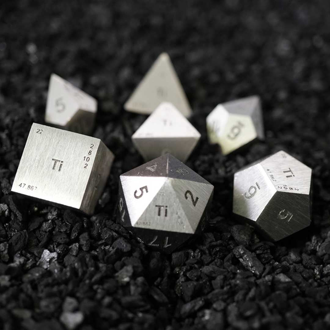 Unique Dice Crafted From Pure Elements