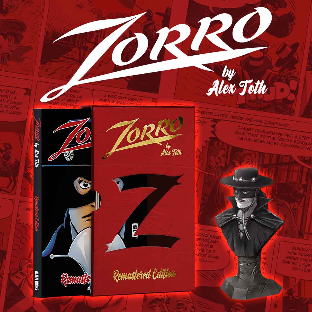 Zorro Returns In A Deluxe Remaster Of Alex Toth's Timeless Classic