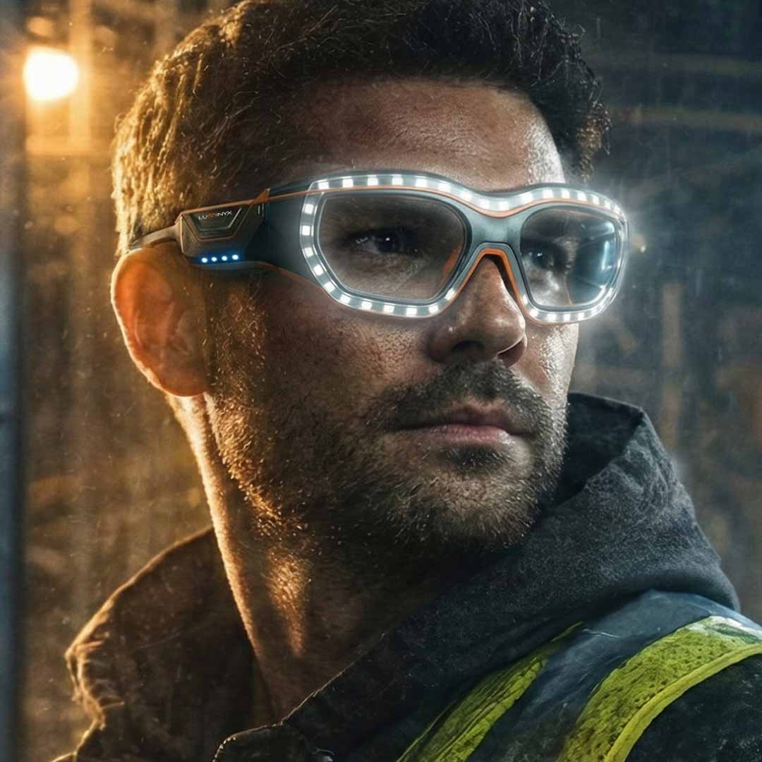 Hands-Free Illuminated Safety Glasses