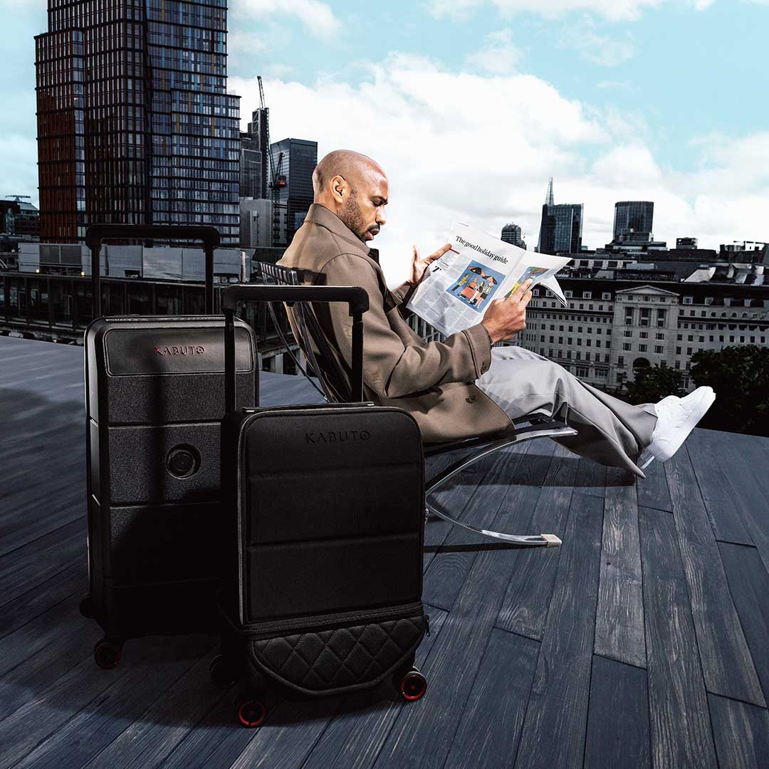 Expandable Leather Luggage Designed By Thierry Henry