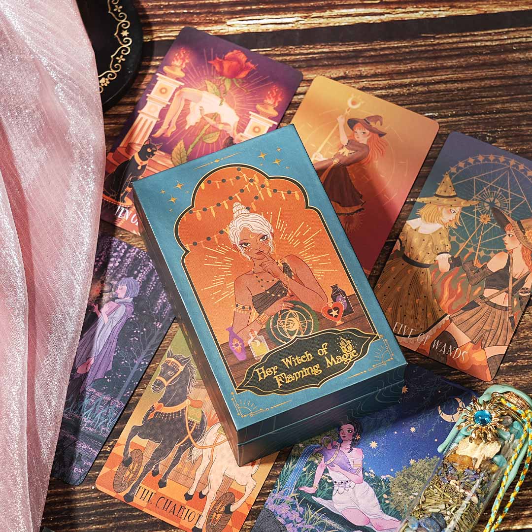 Flaming Magic Tarot For Modern Witches