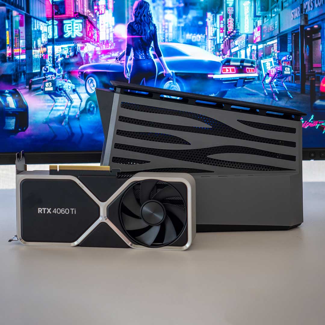 [steady_8606] eGPUセット(RTX4060） An eGPU & Hub Designed For Power Users - First Backer