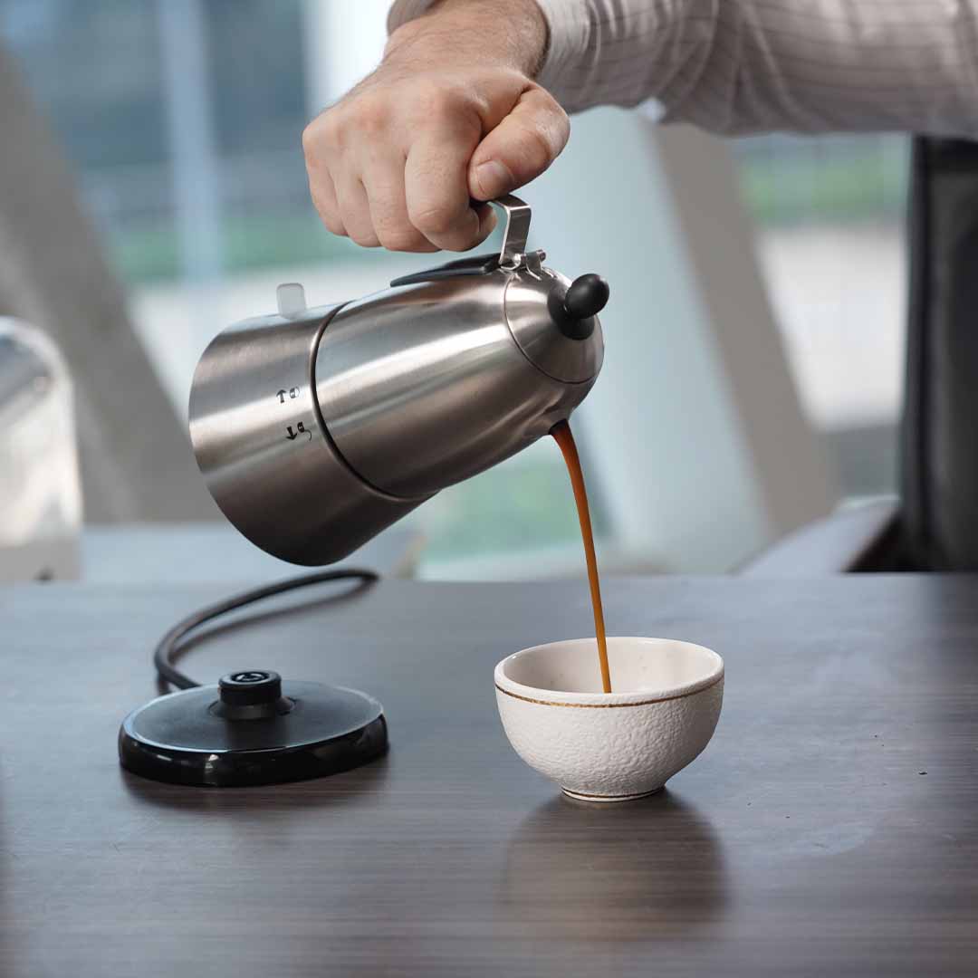 Electric Moka Pot Coffee Maker