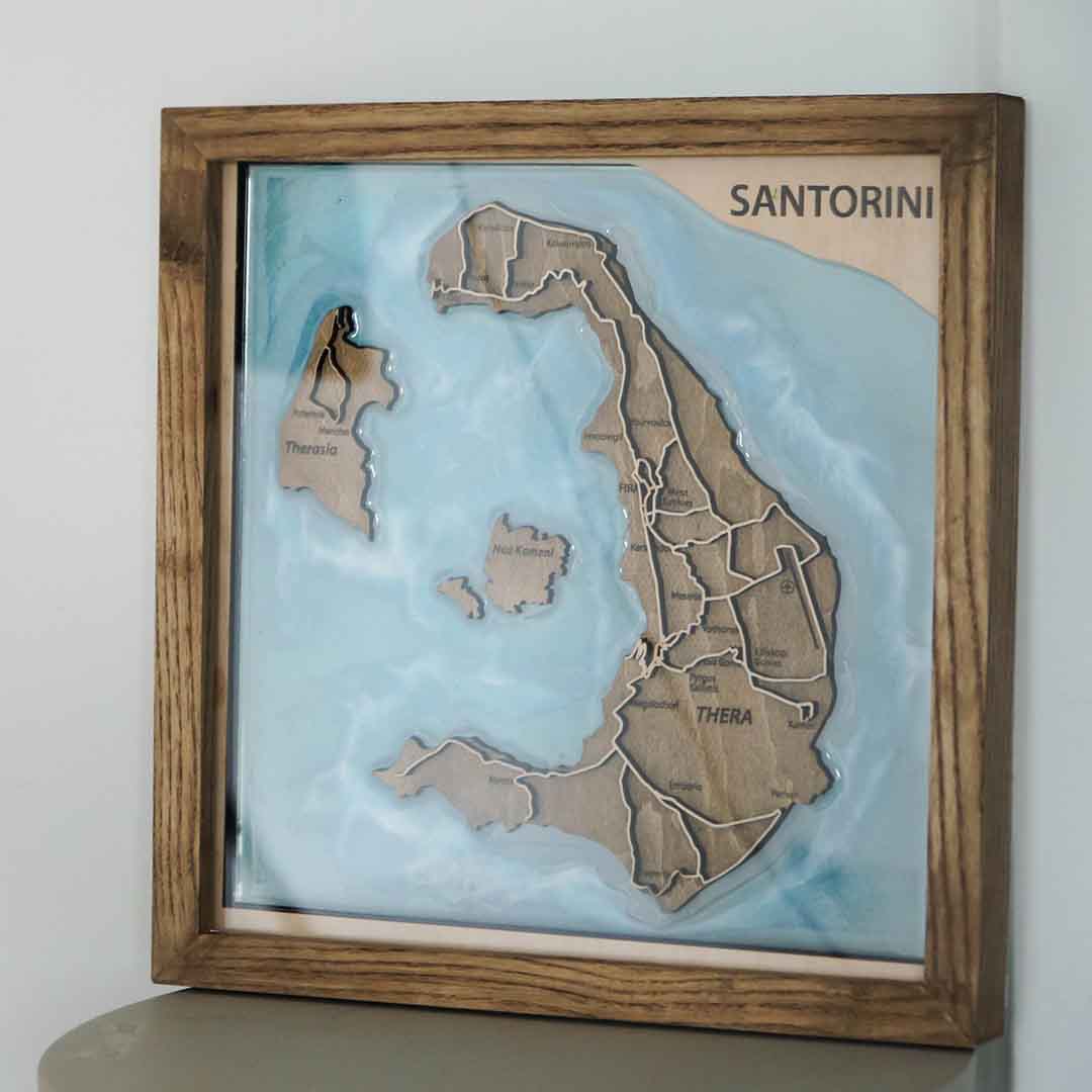 A Glowing World Map, Made by Hand