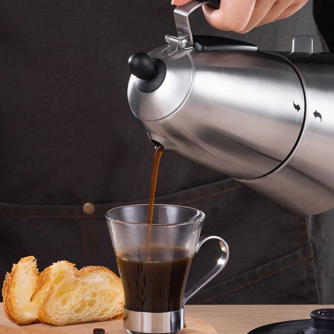Electric Moka Pot Coffee Maker