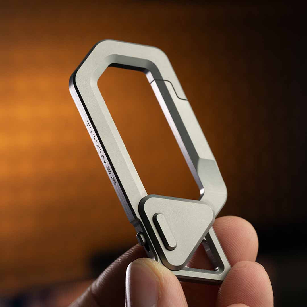 3-Level Security Titanium Keychain