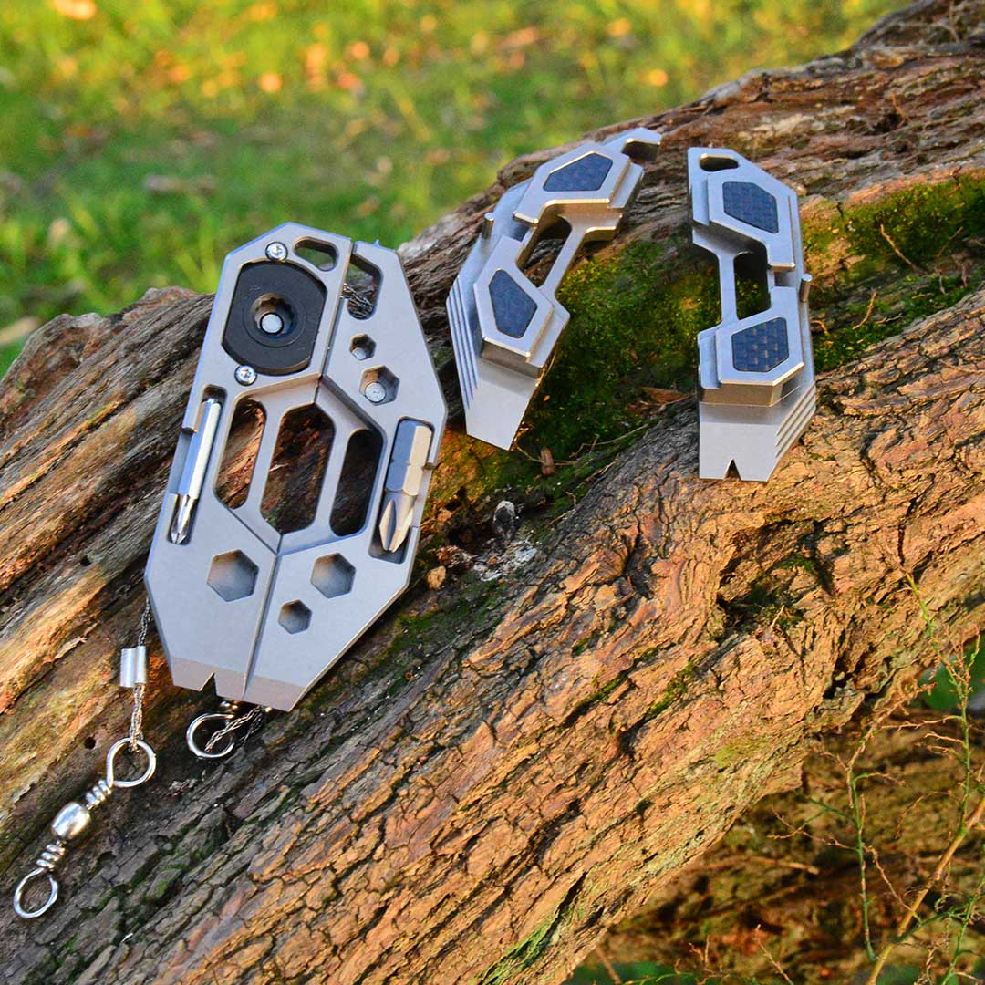 CNC-Machined Titanium Multi-Tool For EDC