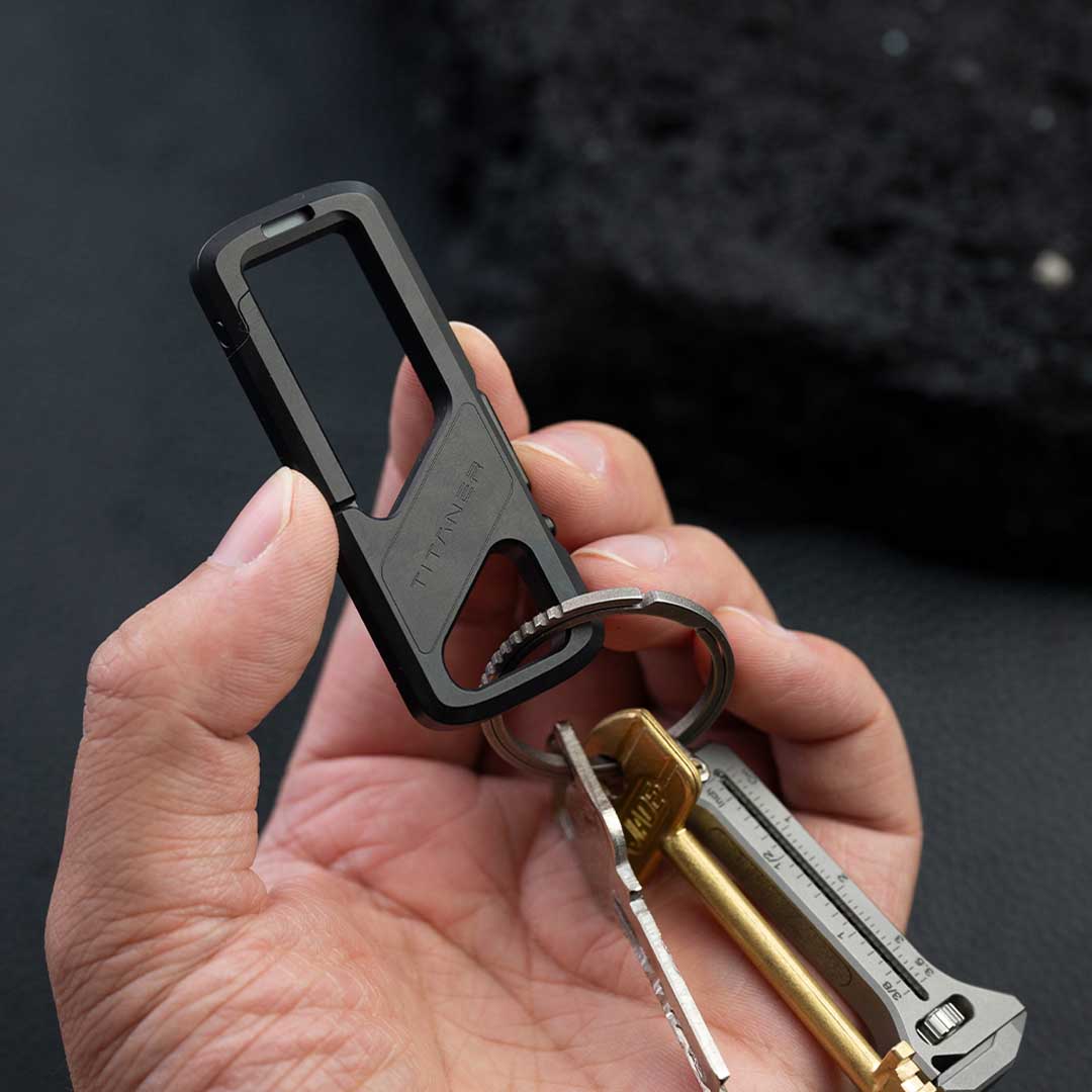 3-Level Security Titanium Keychain