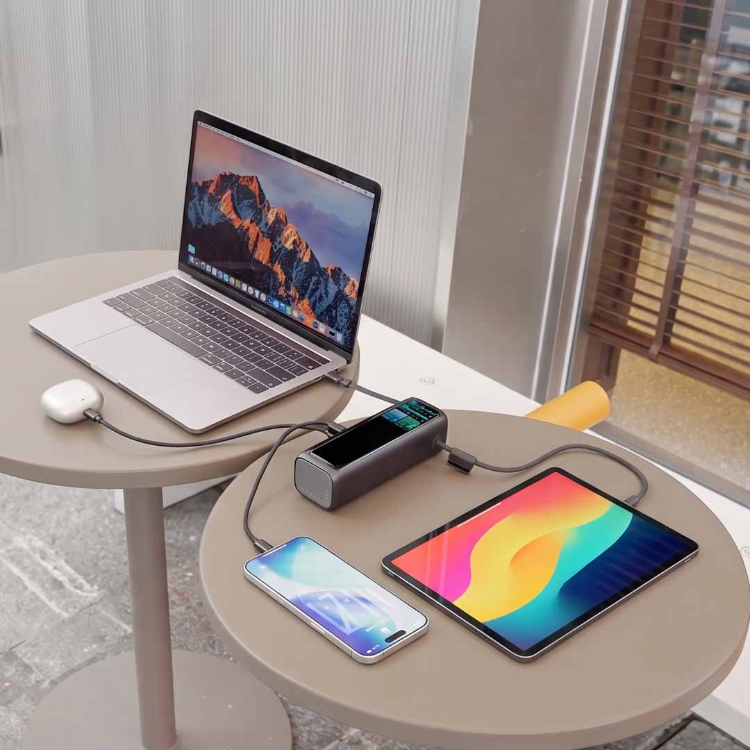 240W Dual Display Power Bank, 25,000mAh