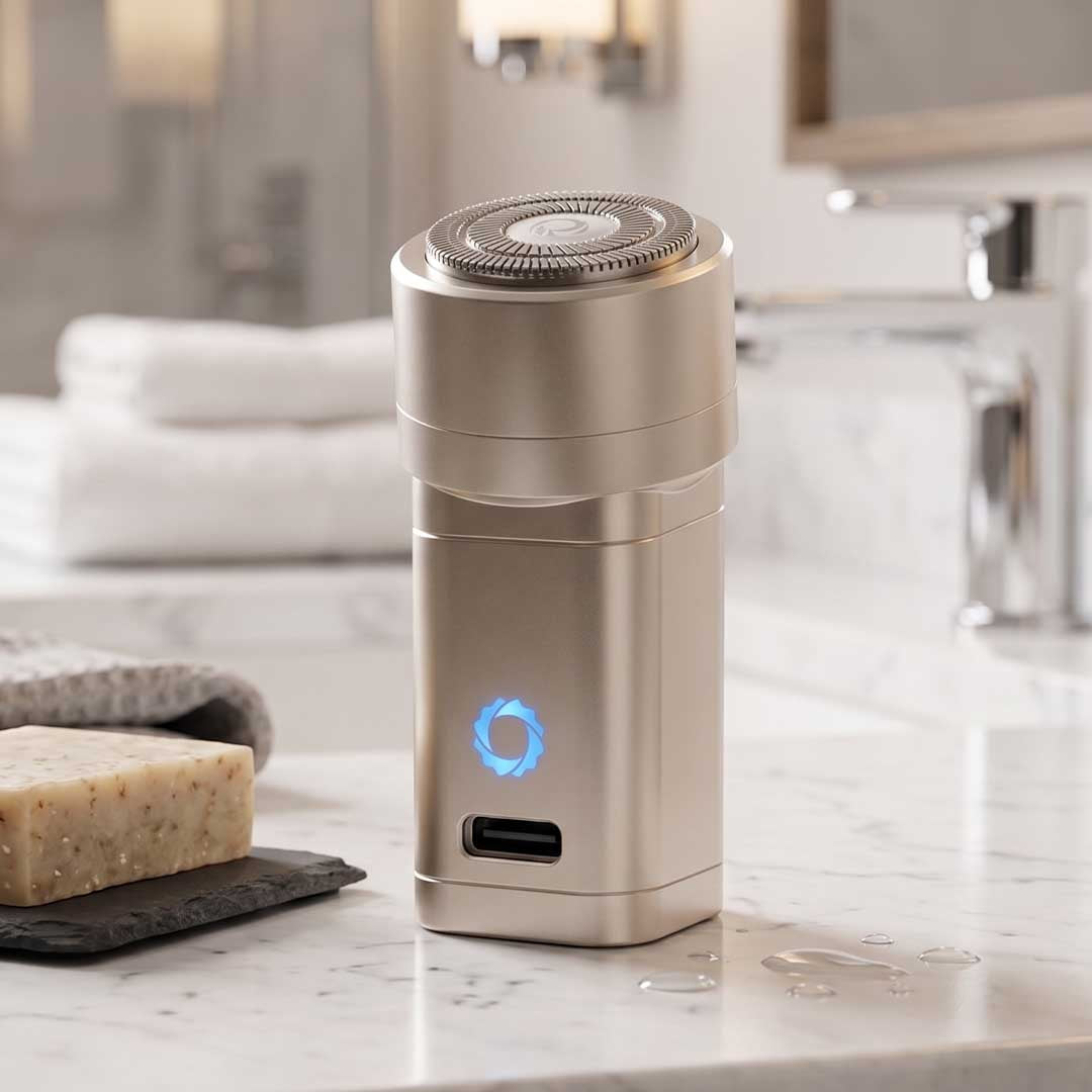 Modular Pocket-Size Magnetic Shaver